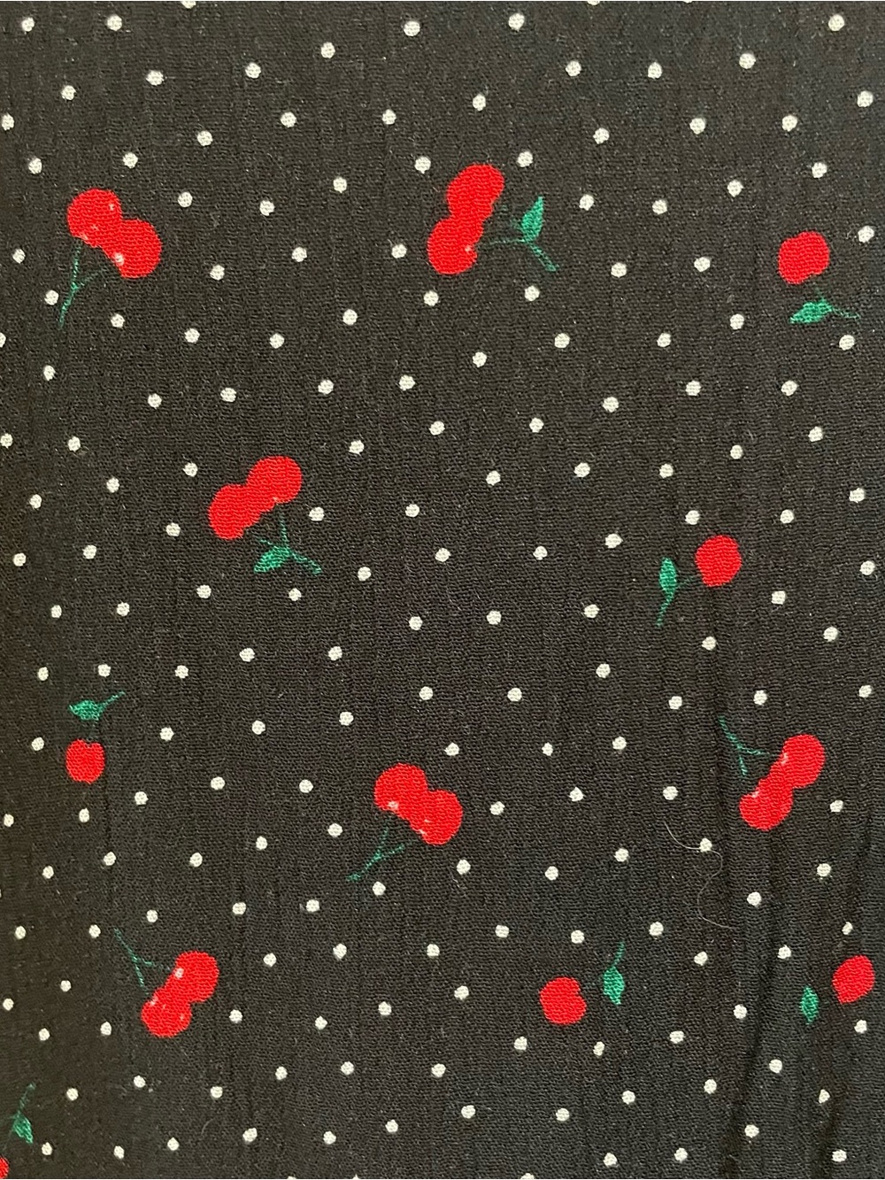 Indigo Rose Black Cherry-Print Button Front Blouse - Picture 3 of 8